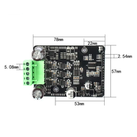 Modul Pengontrol Motor DC Tanpa Sensor 3 Fasa BLDC untuk Kipas Pompa Industri