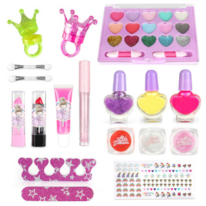 ZYRA TOYS-Kit de <span class=keywords><strong>maquillaje</strong></span> <span class=keywords><strong>para</strong></span> niños, conjunto completo de <span class=keywords><strong>maquillaje</strong></span> con sombra de ojos, lápiz labial, lima de uñas <span class=keywords><strong>para</strong></span> niños, <span class=keywords><strong>caja</strong></span> de <span class=keywords><strong>maquillaje</strong></span> - Product Image 2