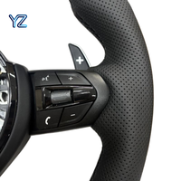 Volant de voiture en cuir perforé noir YZ Premium M Sport pour BMW Série F F10 F30 F31 F32 F20 E92 E60 X6 E71 X5 E70 M3 M4