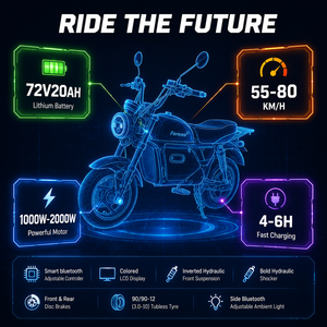 <span class=keywords><strong>Moto</strong></span> électrique mini haute vitesse SHENGGE d'occasion, style tendance, 48V-96V 1000-2000W 55-80km/h, puissante, vente <span class=keywords><strong>en</strong></span> gros directe usine - Product Image 3