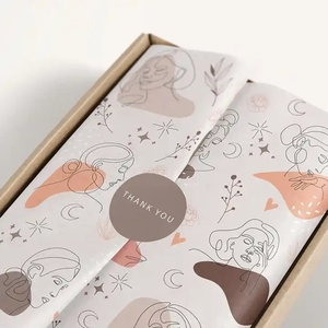 Biểu Tượng In Tùy Chỉnh Giấy Gói 17 Độ Dày Giấy Gói Quà Tặng Gói Trang Sức Quần Áo Giấy Gói - Product Image 6