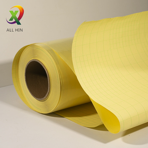 Cinta Adhesiva de PVC y Papel de Doble Cara con Superficie Brillante, Grosor de 0.1 mm, Revestimiento Amarillo para Materiales de Póster, Fuerte Adhesión - Product Image 4