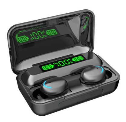 Беспроводные наушники с микрофоном, F9-5C наушники-вкладыши TWS с синий зуб наушники F9 стерео гарнитура Водонепроницаемый источник питания светодиодного табло банк Handsfree игровая