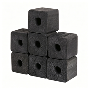 Carbone per Narghilè in Cubetti di Guscio di Cocco 100% Naturale, Carbone di Bambù Puro a Bassa Emissione di Ceneri, Senza Fumo e Inodore per Shisha - Product Image 1