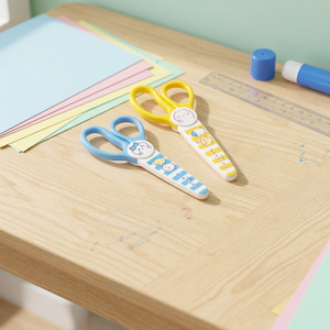 Chiikawa Safety Scissors 20 PCS <b>Set</b> Straight Blade Rubber Handle Korean <b>Kids</b> <b>Stationery</b> Cute Anime Bulk Wholesale - Product Image 2