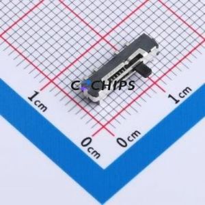 MSK-1128 Slide Switch SMD Switch Single Pole Three Throw Rectangle Pin Header Horizontal Mount 100mA - Product Image 1