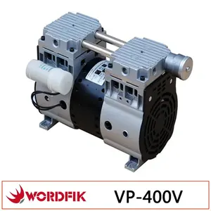 WORDFIK Popular VP-400V Vacuum Pump Piston Series Scroll Plunger Oil-free Dry Rotary Vane Vacuum Pump
