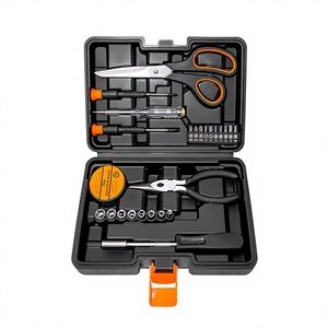 <b>Hand</b> <b>Tool</b> <b>Set</b> 1/4 In Socket 6 Point Steel Hard Case Home Maintenance Kit - Product Image 2