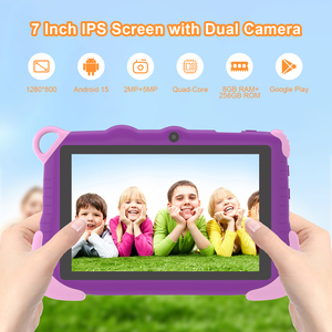 Tablet Educativa para Niños C Idea, Gran Venta, 7 Pulgadas, 8GB RAM, 256GB ROM, Android 16, Wi-Fi, Resistente a Caídas, Uso Educativo (Morado) - Product Image 2