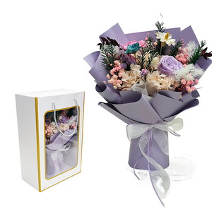 Nuovo Design naturale lunga vita eterna immortale eterno per sempre conservato rose Bouquet di fiori per il regalo di San Valentino - Product Image 5