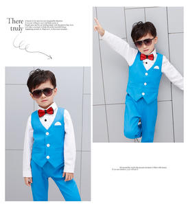 New Style <strong>Boy</strong> <strong>Suit</strong> <strong>Waistcoat</strong> New <strong>Suit</strong> for Children Flower Children Performing Dress Three-piece Korean <strong>Suit</strong> - Product Image 3