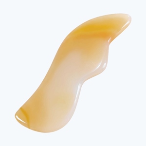 Herramienta de Raspado de Ágata Amarilla con Logotipo Personalizado, Masajeador Facial Gua Sha - Product Image 6