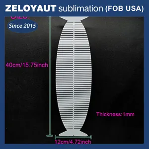 ZELOYAUT Sublimation Wholesale Custom Fishbone Wind Spinner Decorating The Garden Home Goodies House Warming Gifts