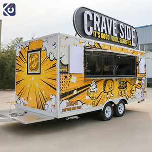 Remorque de restauration mobile CAMPTRL, cuisine entièrement équipée, <span class=keywords><strong>camion</strong></span> de restauration avec cuisine complète pour la vente de restauration rapide, pizzas et burgers - Product Image 4