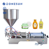 Zonnesun — Machine de remplissage pour crème à eau à Double tête, 10-100ML, Lotion hydratante, shampoing, huile cosmétique, bâton de miel, pâte alimentaire