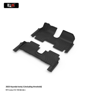 Alfombrillas de Coche Impermeables 3D TPE Ecológicas GA, 3 Piezas, Alfombrillas para Piso de Coche, Accesorios para Automóviles para <span class=keywords><strong>Hyundai</strong></span> <span class=keywords><strong>IONIQ</strong></span> - Product Image 2