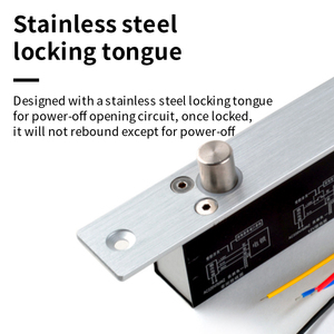 FFi DC205 <span class=keywords><strong>5</strong></span> Leitungen Unterkühlung Elektrisches Einst eck schloss Tür zugangs kontroll <span class=keywords><strong>system</strong></span> Elektrisches Riegels chloss - Product Image 4