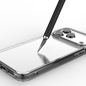 Tối thiểu trong suốt chống sốc cứng trở lại trường hợp đối với <span class=keywords><strong>iPhone</strong></span> 16 Pro Max trường hợp đối với <span class=keywords><strong>iPhone</strong></span> 17 Pro Max tinh thể rõ ràng Glass điện thoại trường hợp - Product Image 3