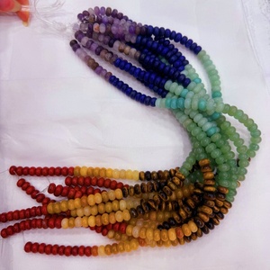 Hui Rui 5*8mm Rondelle <strong>Stone</strong> <strong>Beads</strong> Natural <strong>Stone</strong> 7 Chakra Healing <strong>Beads</strong> Diy Necklace Loose Abacus <strong>Stone</strong> <strong>Beads</strong> for Diy - Product Image 2
