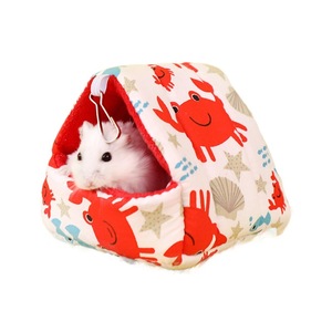 Hamster Cotton Nest Winter Warm Sleeping Bag Portable Small <b>Pet</b> Bed Strawberry Print - Product Image 4