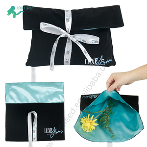 <span class=keywords><strong>Buste</strong></span> <span class=keywords><strong>Regalo</strong></span> in Velluto Personalizzate di Lusso con Fodera in Raso per Confezionamento di Extension per Capelli - Product Image 3