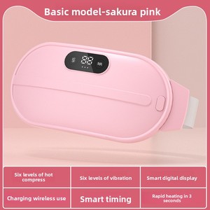 Almohadilla térmica Menstrual inalámbrica con pantalla Digital, cinturón de masaje analgésico para el período, calentador, masaje corporal inteligente, alivio del dolor - Product Image 6