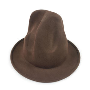 Cappelli in Fedora di lana autunno inverno per uomo e donna a tesa larga a forma vulcanica alta <span class=keywords><strong>Trilby</strong></span> Mountie vulcano cappello per feste - Product Image 6