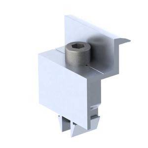 Nouveau kit de pince d'extrémité de pince de <span class=keywords><strong>fixation</strong></span> de <span class=keywords><strong>rail</strong></span> de conception pour la structure de montage de <span class=keywords><strong>panneau</strong></span> <span class=keywords><strong>solaire</strong></span> - Product Image 1