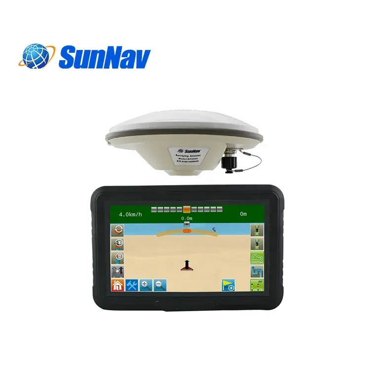 트랙터에 안내 시스템 SunNav AG100 고정밀 농업 트랙터 GPS 안내 시스템 GPS 안내 장비