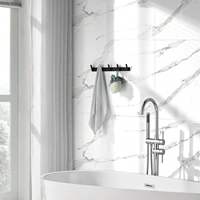 Azulejos de Porcelana Blancos Antideslizantes de 600x600 mm con Textura Floral Moderna y Superficie Brillante para Uso Interior en Baños, Origen Hunan