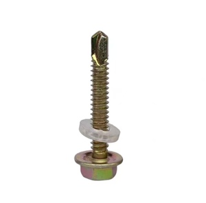 Vis autotaraudeuse à queue de tournevis hexagonale extérieure haute résistance, revêtement zinc, M5.5 <span class=keywords><strong>M2</strong></span>, pour tuiles en acier et en fer - Product Image 1