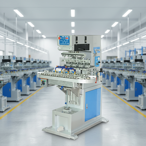 Machine d'impression rotative à quatre couleurs Tm4/C, semi-automatique, pneumatique, carrousel, pour cadran de montre, neuve - Product Image 4