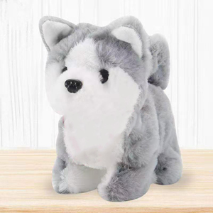 2021 havlayan yürüyüş Wag kuyruk köpek oyuncaklar elektronik peluş köpek Husky oyuncak <span class=keywords><strong>Alaska</strong></span> Panda hayvan dolması peluş sevimli oyuncak çocuklar için - Product Image 1