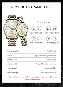 Montres à quartz bon marché 2910 pour femmes, bracelet en acier inoxydable, montres-bracelets pour femmes, aiguilles lumineuses, date automatique, <span class=keywords><strong>montre</strong></span> de bureau - Product Image 5