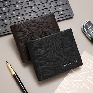 กระเป๋าสตางค์หนัง PU ของผู้ชาย, กระเป๋าสตางค์หนังหัวนุ่มลำลองกระเป๋าสตางค์บางพิเศษของขวัญตามสั่ง - Product Image 6