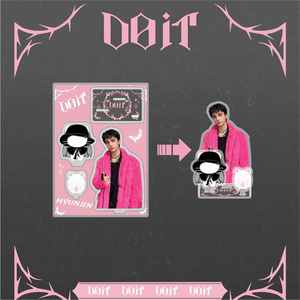 KPOP Straykids DO IT Album Three Insert Acrylic Standee Bangchan Lee Know Hyunjin Felix Cartoon Figure Stand Model Desktop Decor - Product Image 6