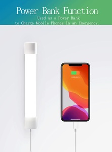 Tốt Nhất Bán Xách Tay Khẩn Cấp LED Ống Với Đáy Nam Châm USB Sạc Có Thể Sạc Lại Đèn Huỳnh Quang - Product Image 4