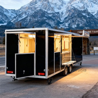 Camion de cuisine italienne sur mesure, chariot à hot-dogs, pizza, hamburgers, chariot à barbecue au charbon de bois, chariot à kebab, chariot de restauration rapide avec cuisine complète