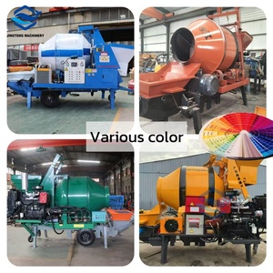 Hydraulic Flow Control <strong>Concrete</strong> Pump and Self Loading <strong>Concrete</strong> Mixer Combination for High Rise Building - Product Image 2