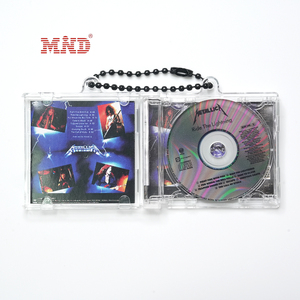 Bán buôn Chất lượng cao NFC CD hộp Keychain biểu tượng tùy chỉnh NFC Mini Album CD âm nhạc trường hợp Keychain - Product Image 3