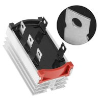 SQL40A1600V 40A 1000V Dissipateur thermique en aluminium Kit de redresseur de pont à diodes triphasé 40amp pour générateurs Générateur de moteur diesel