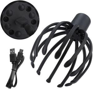 Masajeador de Cabeza para Alivio de Migrañas, Mejora la Circulación, Cuidado del Cabello, Manual, con Cable, Recargable por USB, Masaje por Vibración, 12 Meses de Garantía - Product Image 1