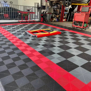 Dalles <span class=keywords><strong>de</strong></span> sol modulaires en <span class=keywords><strong>vinyle</strong></span> antidérapantes à clic faciles à installer pour garage 2024 - Product Image 2