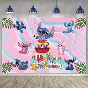 <span class=keywords><strong>Fondo</strong></span> de punto transfronterizo suministros de decoración para fiesta de cumpleaños diseño de lugar Foto <span class=keywords><strong>fondo</strong></span> Banner poliéster impermeable personalizado - Product Image 4