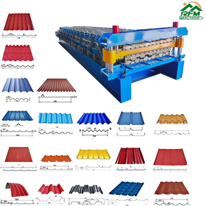Máquina formadora de rollos para techos de metal de doble capa: Fabricación de láminas aisladas de alta precisión para edificios a gran escala - Product Image 2