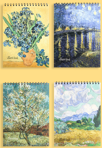 Chuyên Nghiệp Sang Trọng A4 Trống 100 Trang Vẽ Màu Nước Phác Thảo Cuốn Sách Gram Van Gogh Nghệ Thuật Phác Thảo Cho Các Nghệ Sĩ Kid Và Người Lớn - Product Image 6