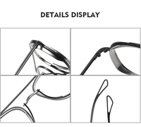 Lunettes de vue anti-lumière bleue personnalisées avec logo, nouveau modèle de designer, fabriquées en Chine, pour femmes et hommes