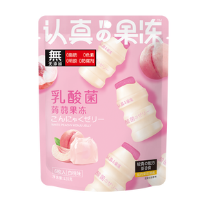 Intelligente Mama 120g all'ingrosso Lactobacillus pesca frutta Halal Gelatina di frutta Jely a basso contenuto di grassi Zero Gelatina Jeli - Product Image 1