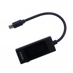DC Typ-C Tester 4-30V Spannungsmesser KWS-065C Amperemeter Digitaler Monitor Abschaltleistungsanzeige Bankladegerät 2-Wege-Tester - Product Image 6