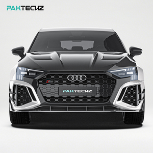 Paktechz Spoiler avant en fibre de carbone sèche pour Audi <span class=keywords><strong>RS3</strong></span> 8Y Sportback Sedan <span class=keywords><strong>2021</strong></span> - 2024 - Product Image 3